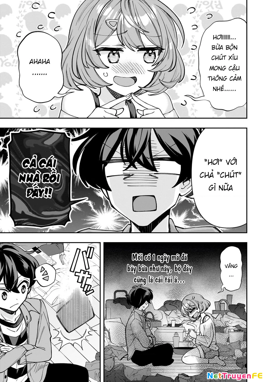 Net no "Oshi" to Real no "Oshi" ga Tonari ni Hikkoshite Kita Chapter 3 - Trang 2