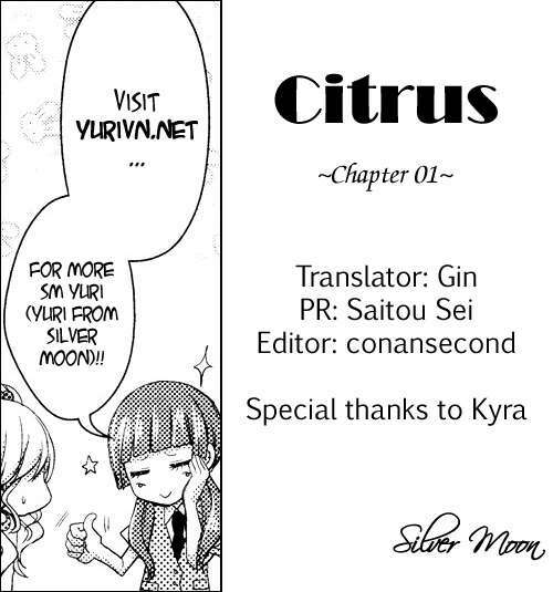 Citrus (Saburouta) Chapter 1 - Next Chapter 1.1: Extra