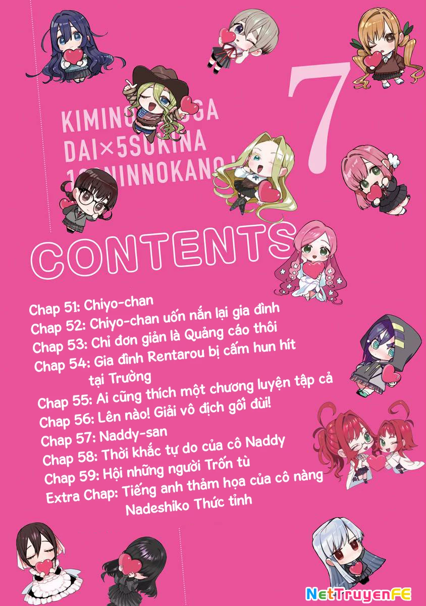 kimi no koto ga dai dai dai dai daisuki na 100-ri no kanojo Chapter 59.5 - Next chapter 60: cô bạn gái nam tính